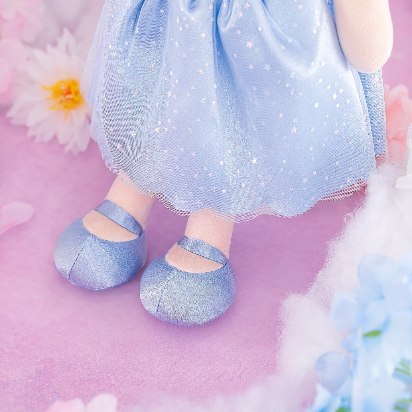 16inches Plush Doll Girls Manor Princess Toys Pale Blue Christmas Gifts for Baby Girls