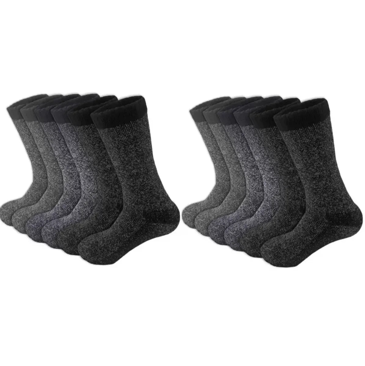 Men Winter Socks Thick Thermal Insulated Heated Sox For Cold Weather Outdoor Activities