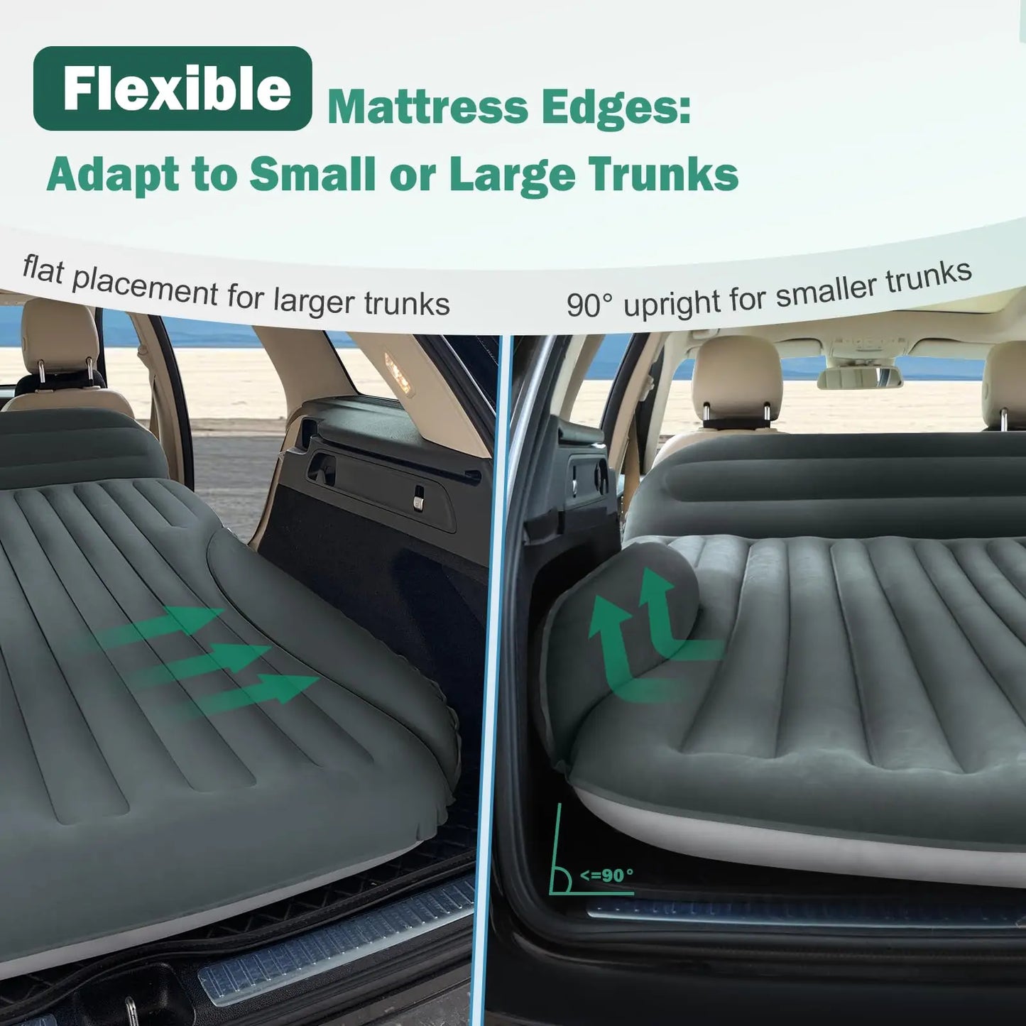 SUV Air Mattress Double-Sided Pump,Built-in