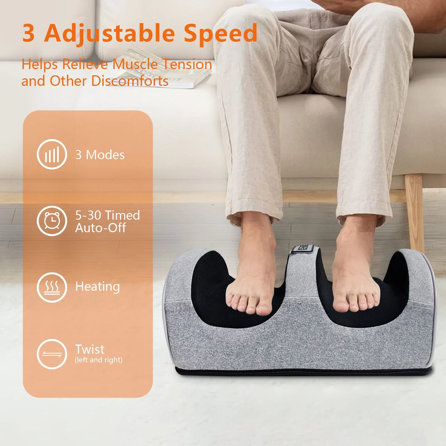 Foot massage machine leg massager electric heating Christmas gifts, Valentine's Day gifts,