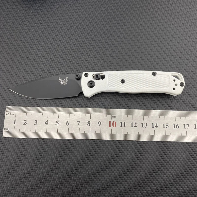 Nylon Wave Fiber Handle Axis Lock Folding Outdoor Pocket Knife Camping Hunting Tools