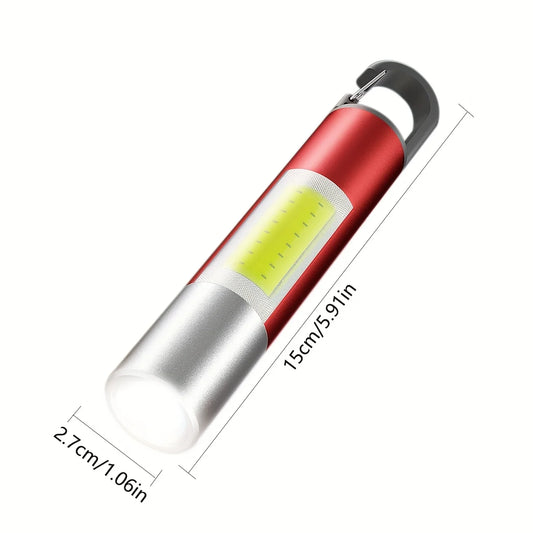 LED Super Bright Flashlight Mini Portable USB Rechargeable