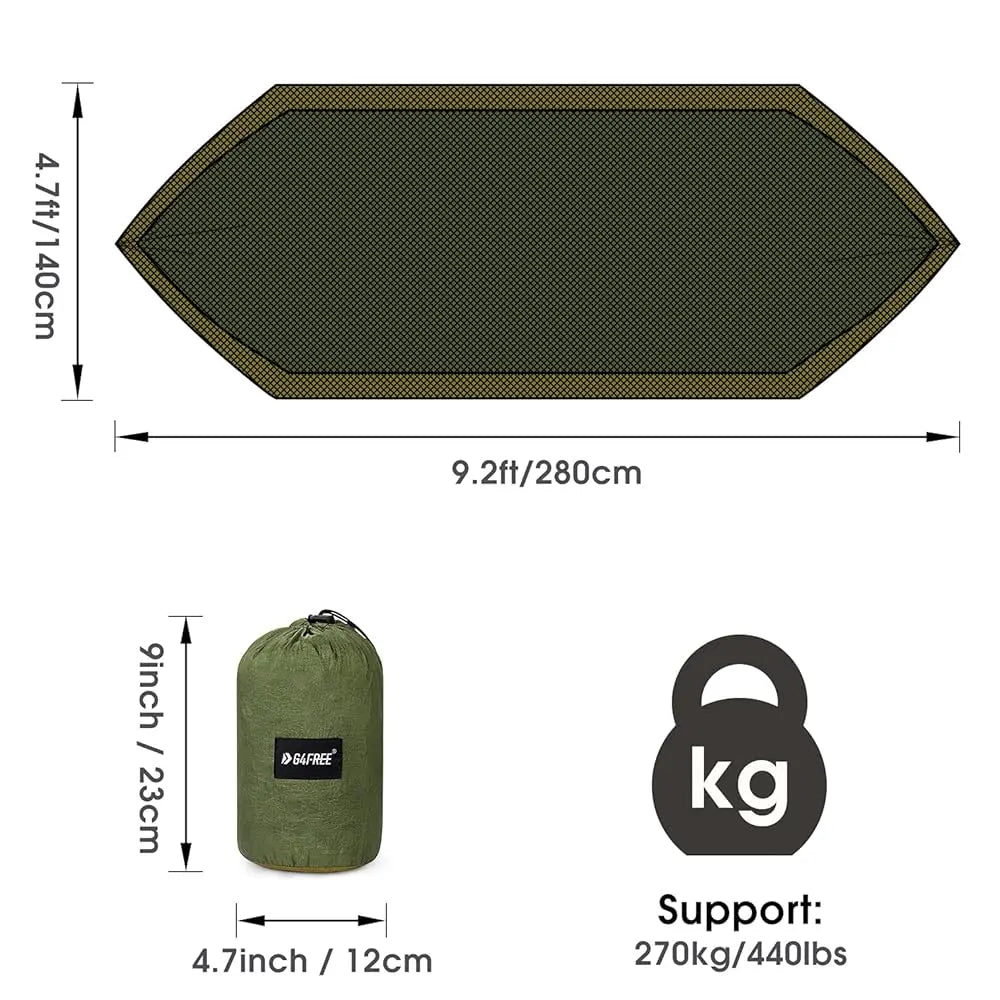 Large Camping Hammo With Mosquito Net 2 Person