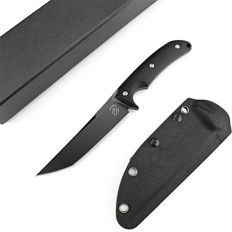 High Hardness Large Straight Knife Steel Blade Handle Outdoor Camping Hunting Knife Wilderness Tool