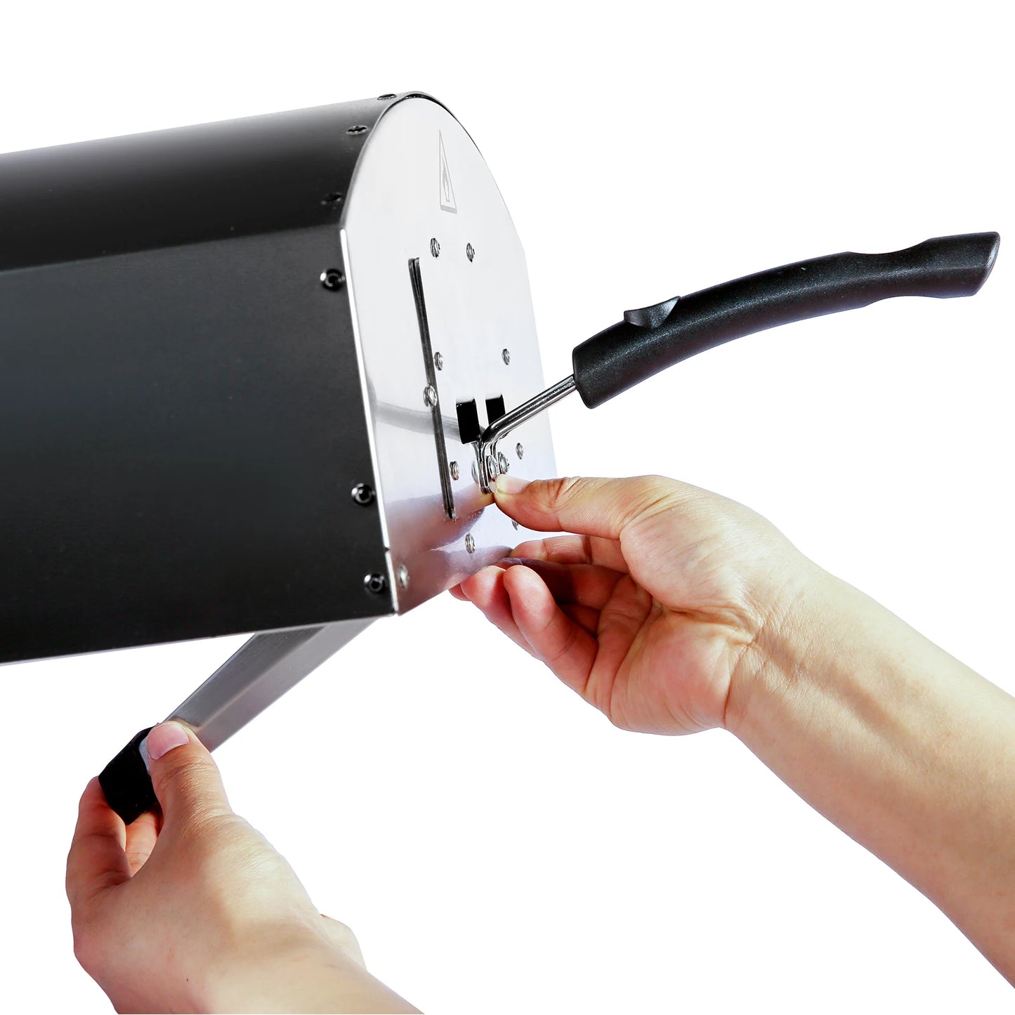 12inch Outdoor Oven Charcoal Fired Portable Stainless Steel Grill & Pizza Waterproof for Backyard Camping