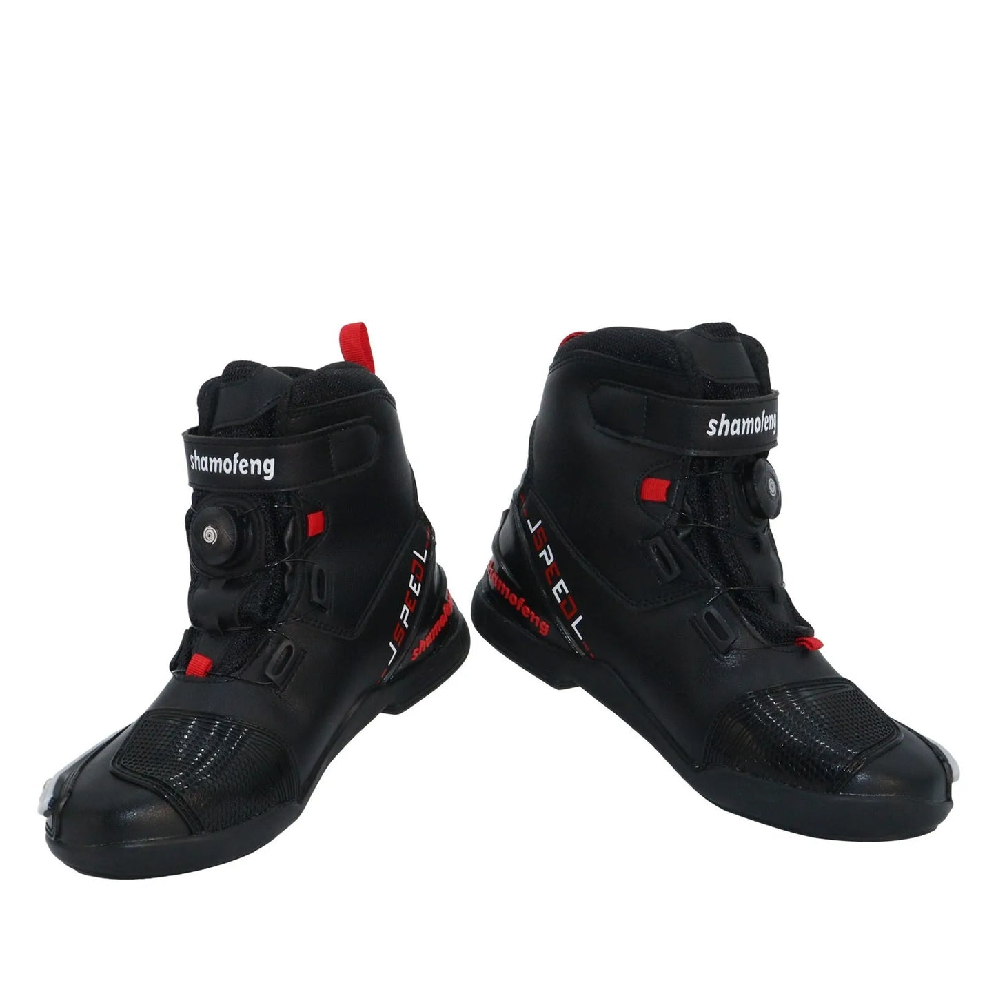 Motorcycle Boots Men Leather Protective Boots Waterproof Non-slip