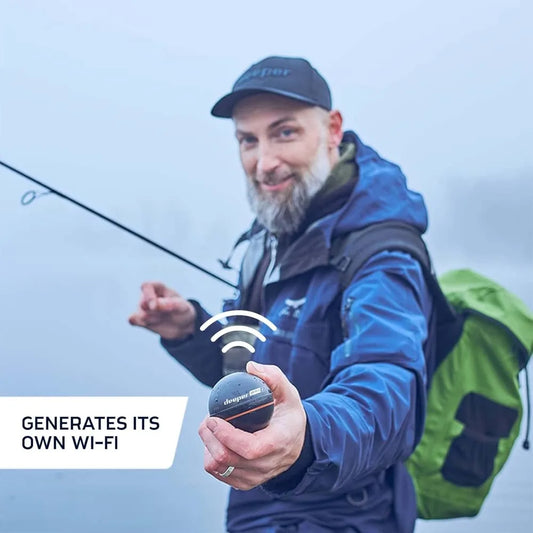 Portable Fish Finder and Depth Finder for Kayaks, Boats and Ice Fishing with GPS Enabled