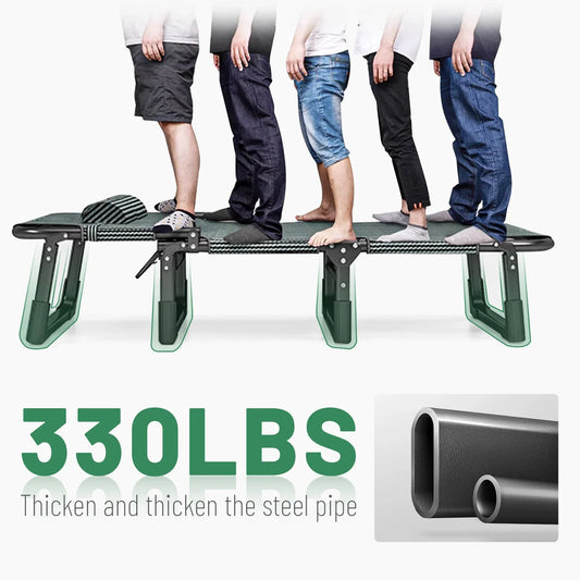 Portable Camping Bed Lightweight Foldable Outdoor Daybed