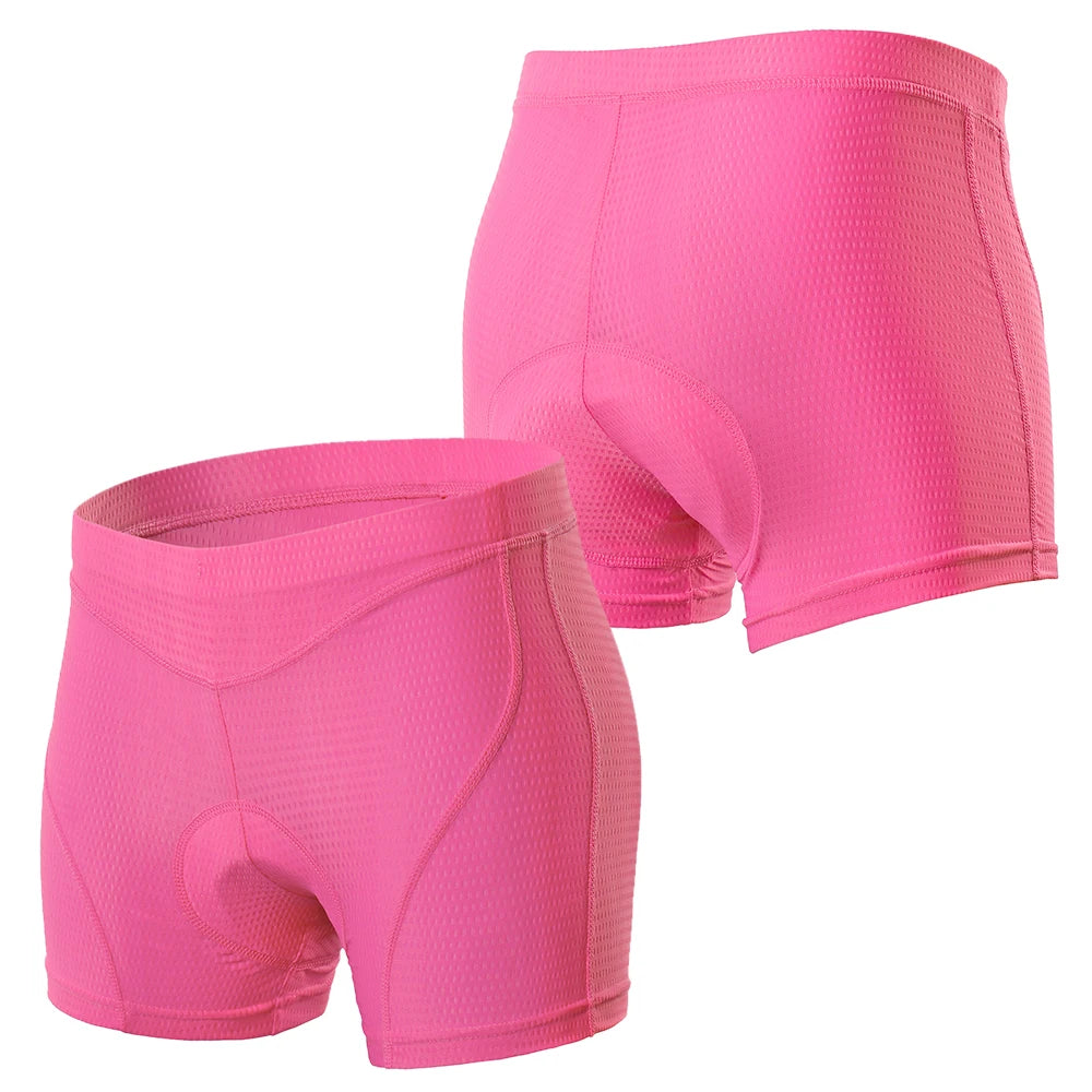 Women Bike Underwear 3D Padded MTB Bicycle Cycle Biking Underwear Shorts