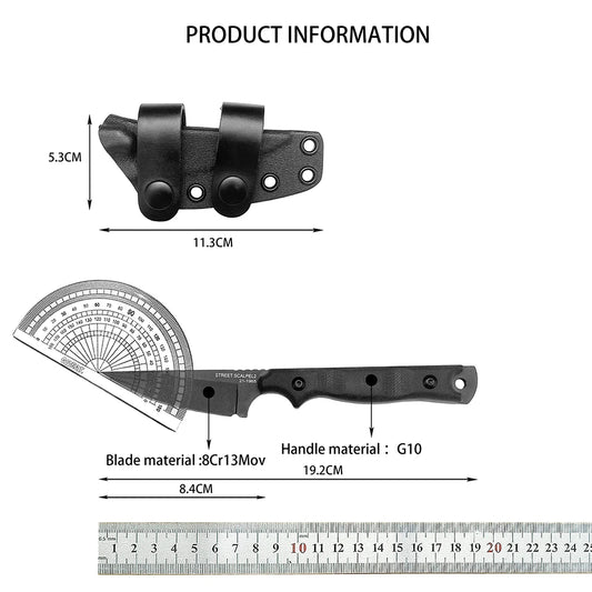 Fixed Blade Knife, Hunting, Outdoor Adventure, Camping