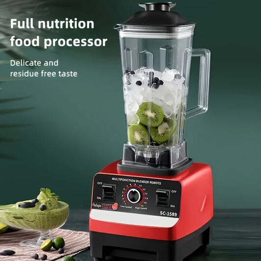 C010-Red for RV kitchen 1pc Multifunctional Blender with Wall Breaker, 110V-130V Plug, PP , Complementary Food Cooking Grindin