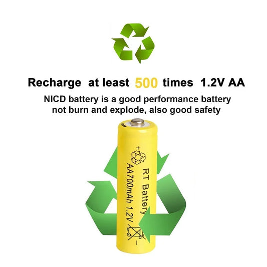 4-20PCS 1.2V AA Rechargeable Battery,