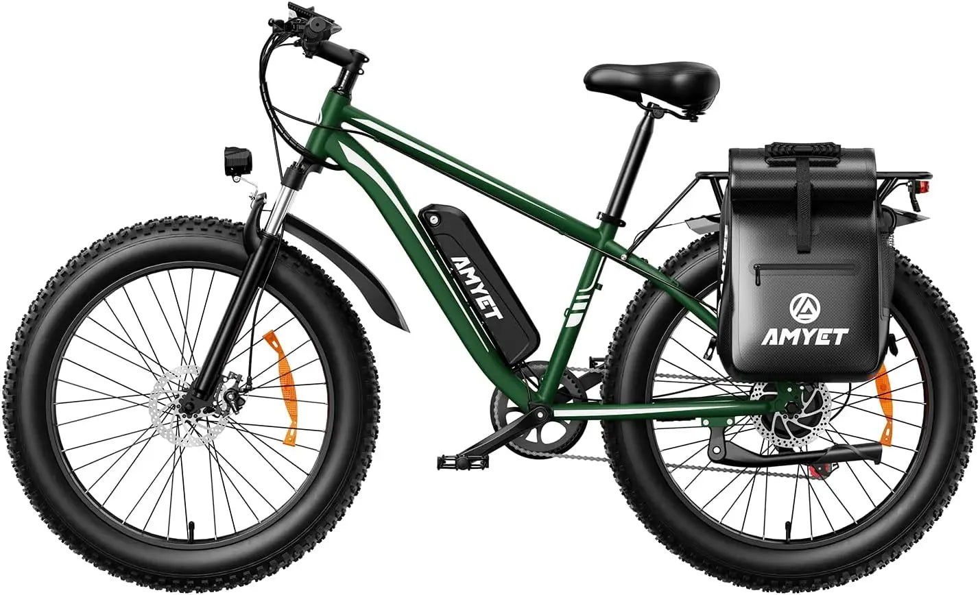 Electric Bike for Adults 1000W 48V 15AH 26" Fat Tire Mountain 31mph Dual Shock Absorber