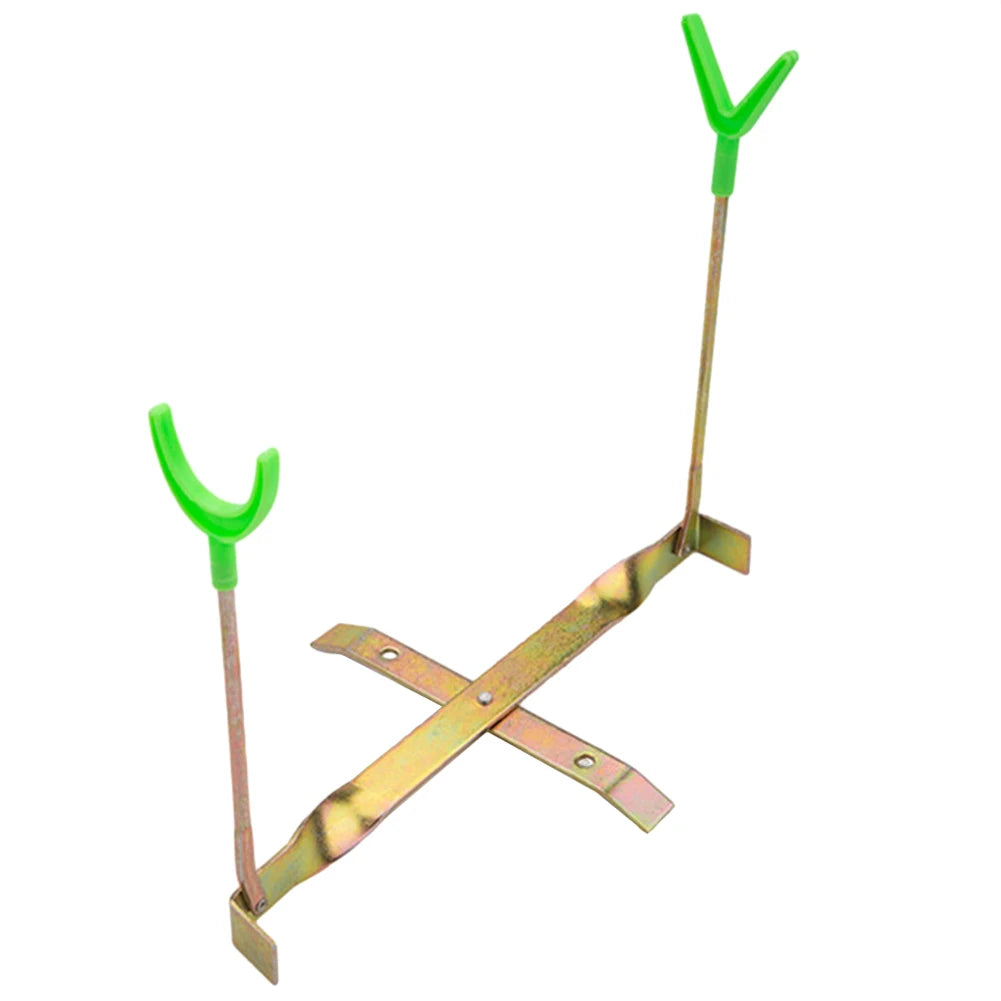 Double-Head Fish Pole Holder Easily Installation Adjustable Angle