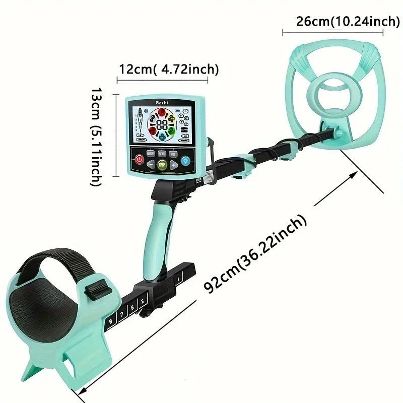 Outdoors Metal Detector Professional Underground Gold Detectors Pinpointer Detecting Jewelry Treasure Hunter High Sensitivity