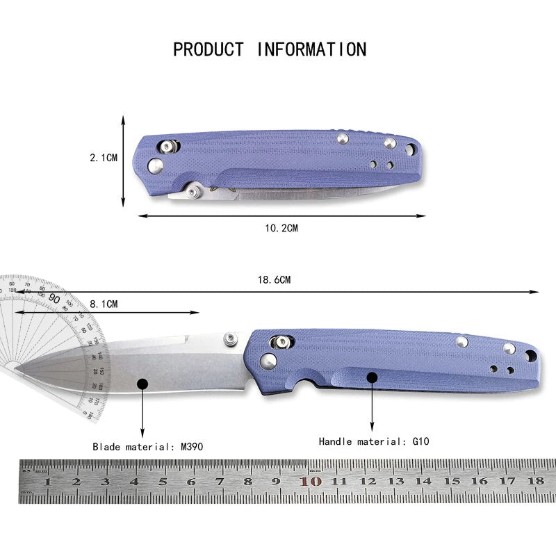 Folding Knife Steel Blade Hunting Knife Camping Hiking Portable Fruit Knife Tool