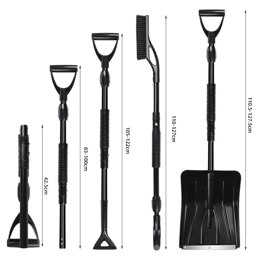 Snow Shovel 2025 New Upgrade Large Capacity Lightweight Aluminum Portable Snow Shovel