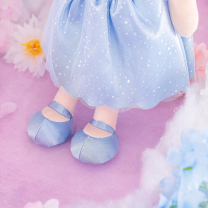 16inches Plush Doll Girls Manor Princess Toys Pale Blue Christmas Gifts for Baby Girls