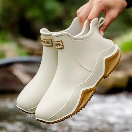 Outdoor Non-slip Rain Boots,  Waterproof Shoes, Rain Rubber  Water Shoes Fishing Shoes
