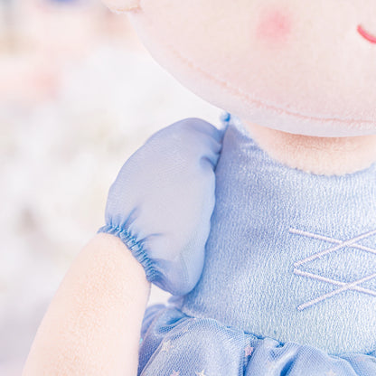 16inches Plush Doll Girls Manor Princess Toys Pale Blue Christmas Gifts for Baby Girls
