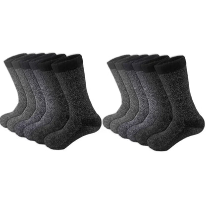 Men Winter Socks Thick Thermal Insulated  Heated Sox For Cold Weather Outdoor Activities