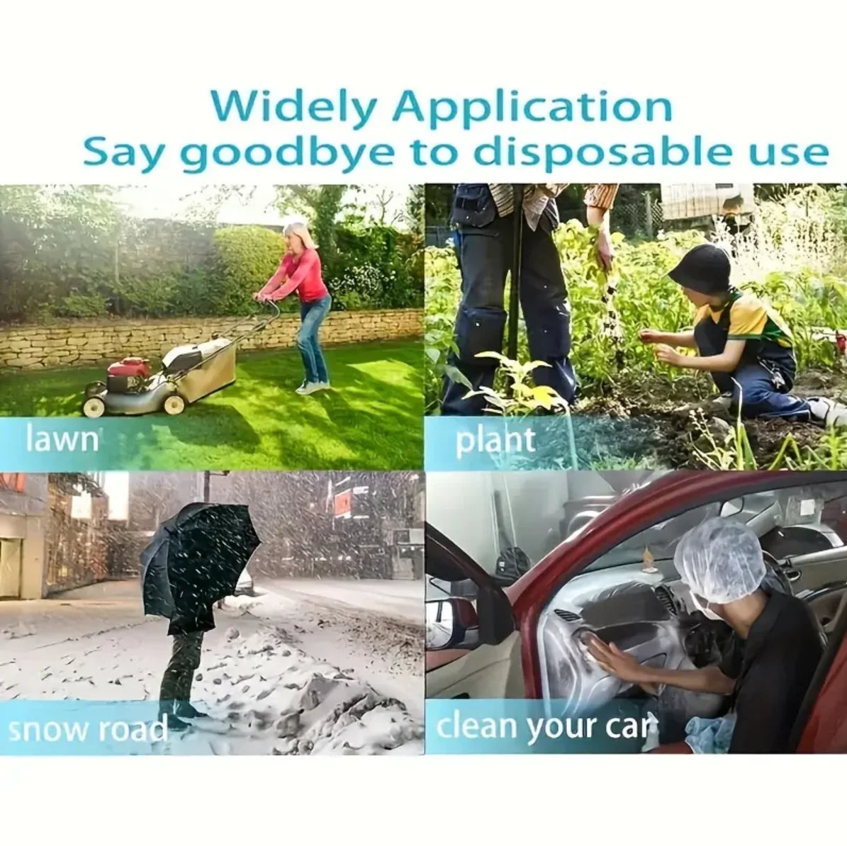 3 pair Of Outdoor Latex Rain Boots Waterproof Shoe Cover Multiple Colors To Choose From,