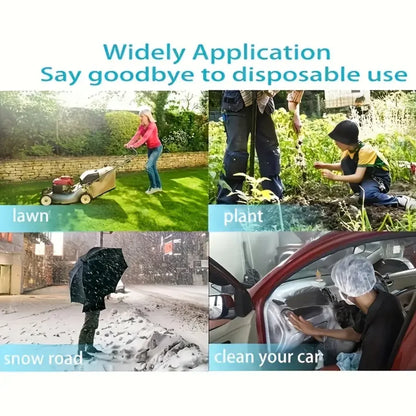 3 pair Of Outdoor Latex Rain Boots Waterproof Shoe Cover Multiple Colors To Choose From,