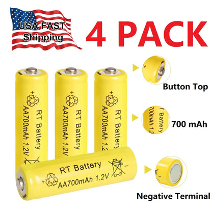 4-20PCS 1.2V AA Rechargeable Battery,