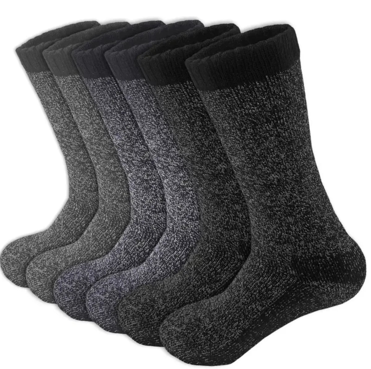 Men Winter Socks Thick Thermal Insulated  Heated Sox For Cold Weather Outdoor Activities