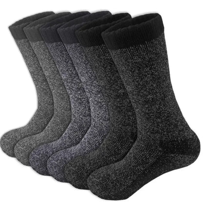 Men Winter Socks Thick Thermal Insulated  Heated Sox For Cold Weather Outdoor Activities
