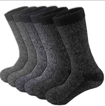 Men Winter Socks Thick Thermal Insulated  Heated Sox For Cold Weather Outdoor Activities