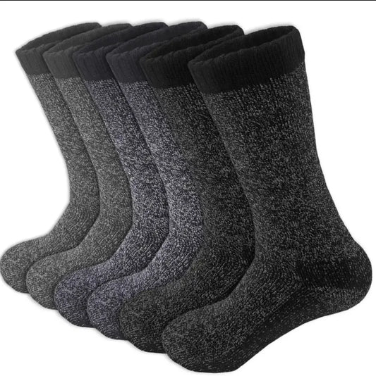 Men Winter Socks Thick Thermal Insulated  Heated Sox For Cold Weather Outdoor Activities