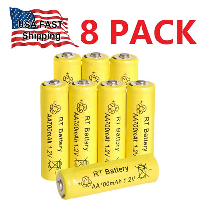 4-20PCS 1.2V AA Rechargeable Battery,