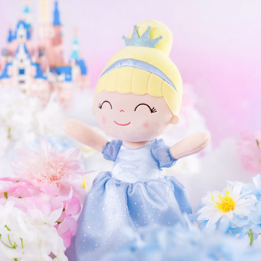 16inches Plush Doll Girls Manor Princess Toys Pale Blue Christmas Gifts for Baby Girls