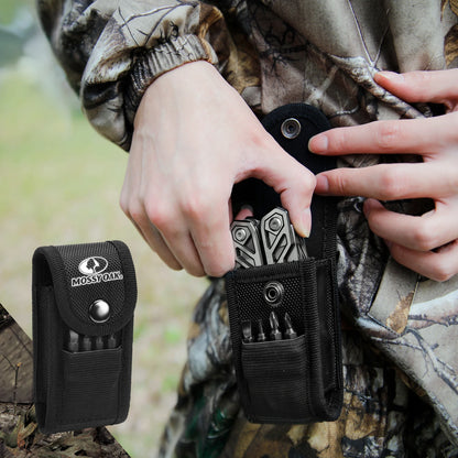 21 in 1 Multi Function Pliers Stainless Steel Portable Pocket Knife with Sheath for Outdoors Survival Camping