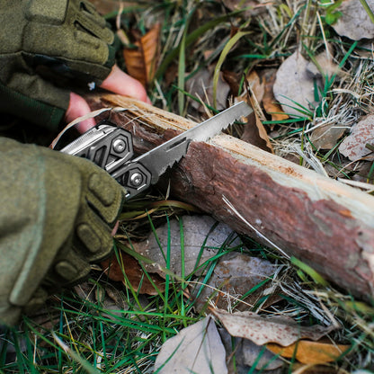 21 in 1 Multi Function Pliers Stainless Steel Portable Pocket Knife with Sheath for Outdoors Survival Camping