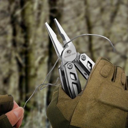 21 in 1 Multi Function Pliers Stainless Steel Portable Pocket Knife with Sheath for Outdoors Survival Camping