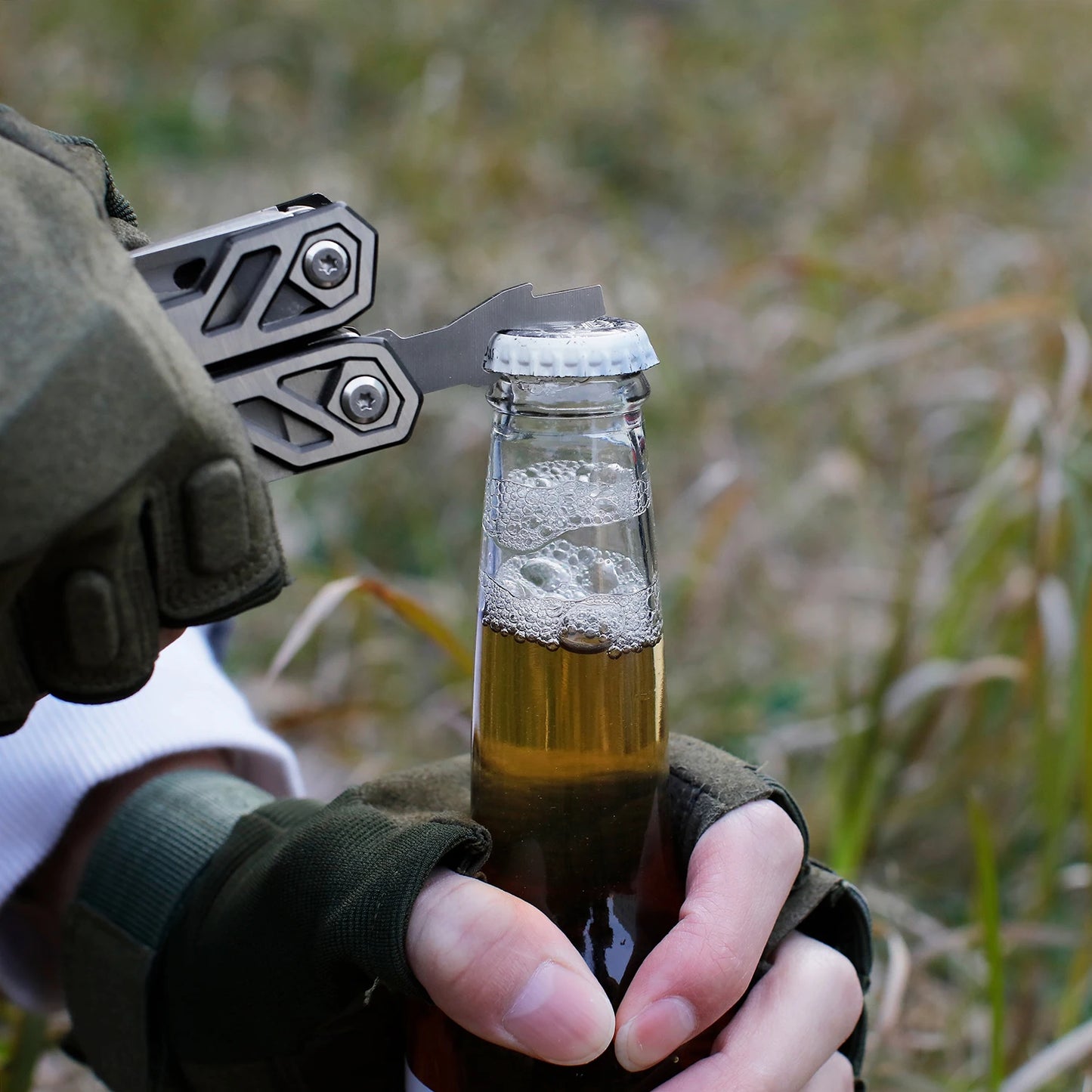 21 in 1 Multi Function Pliers Stainless Steel Portable Pocket Knife with Sheath for Outdoors Survival Camping