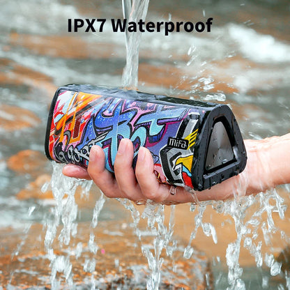 Portable bluetooth speaker 360° Stereo Sound waterproof wireless 24-Hour Play time