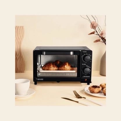 4 slice electric oven with 3 settings including grill and baking tray, kitchen baking cooking