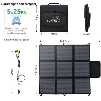 200W/400W Solar Panel Outdoor Power Station Solar Panel With Solar Output