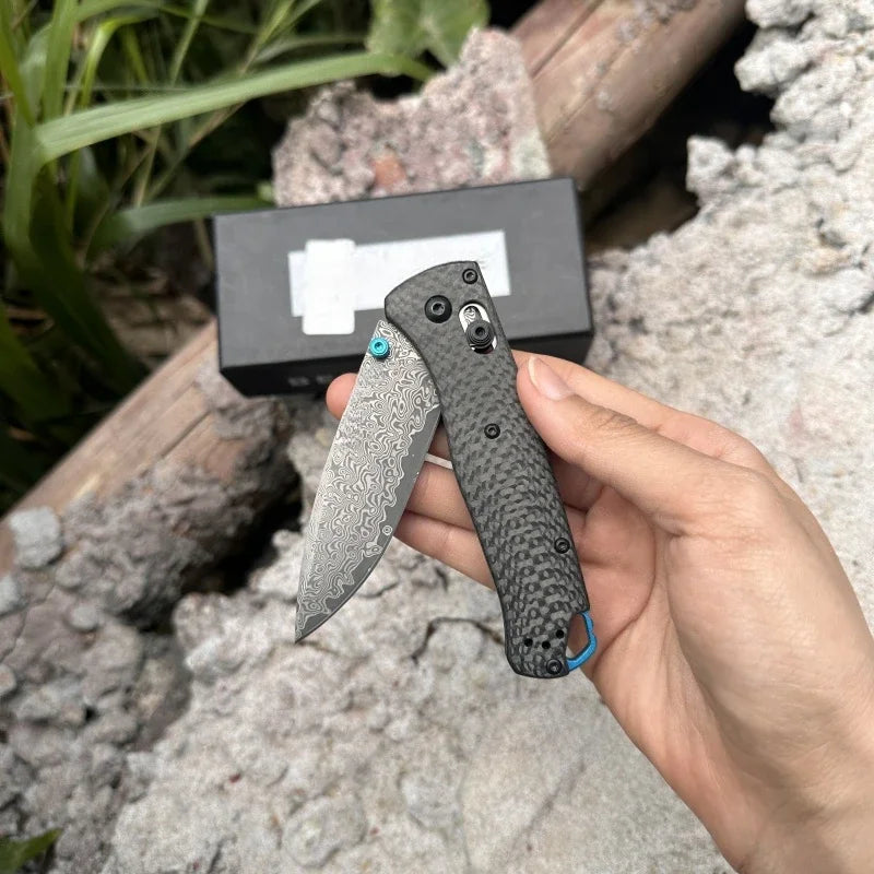 Pocket Folding Knife Carbon Fiber Handle Hunting Knife