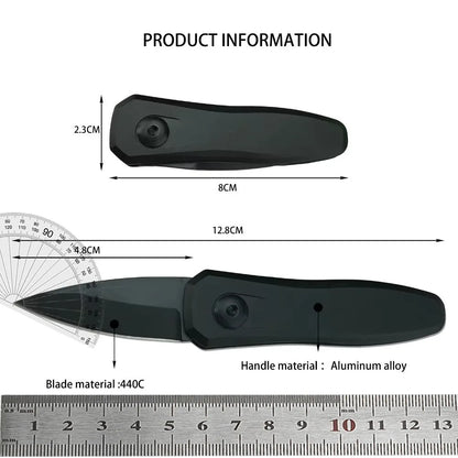 Outdoor Pocket Mini KnifeSteel Blade Aluminum Alloy Handle, Portable Multi-purpose Tools