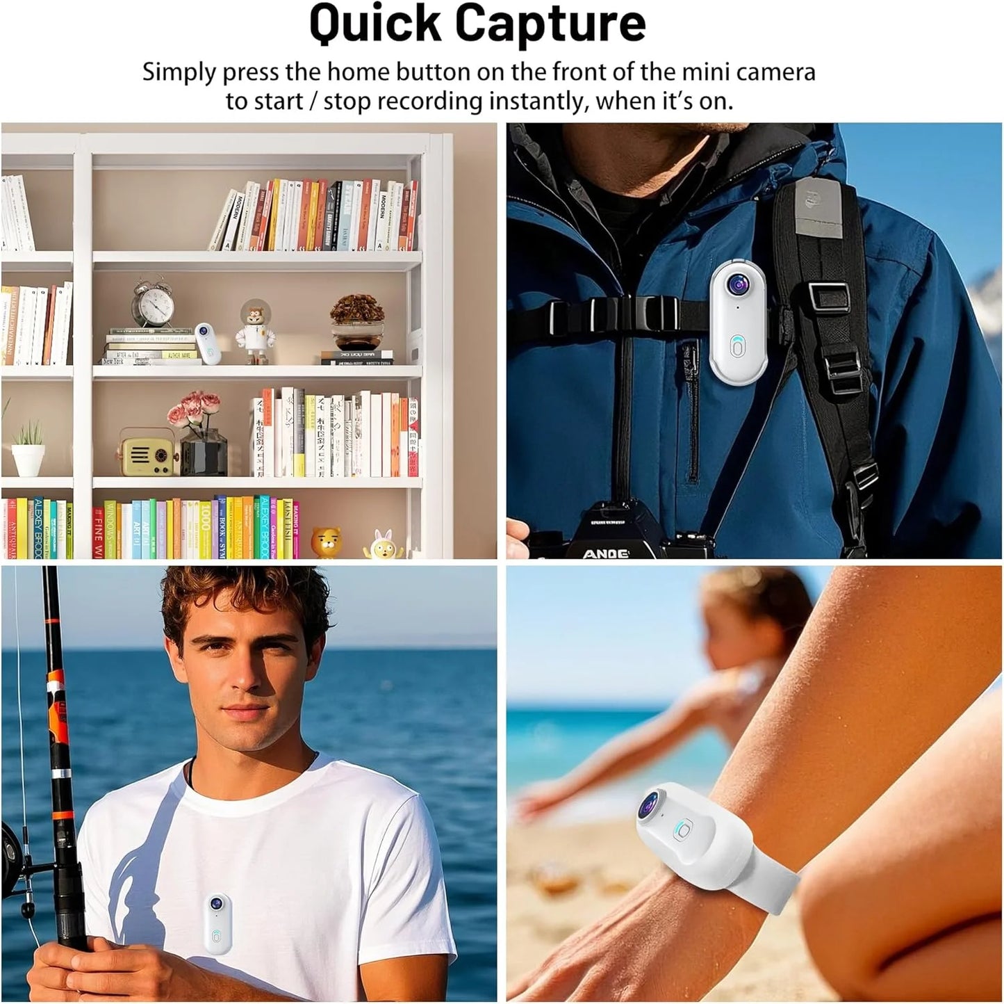 4K Bodycam Action Bike Camera  Body Mini Full Hd Sports Action Wifi