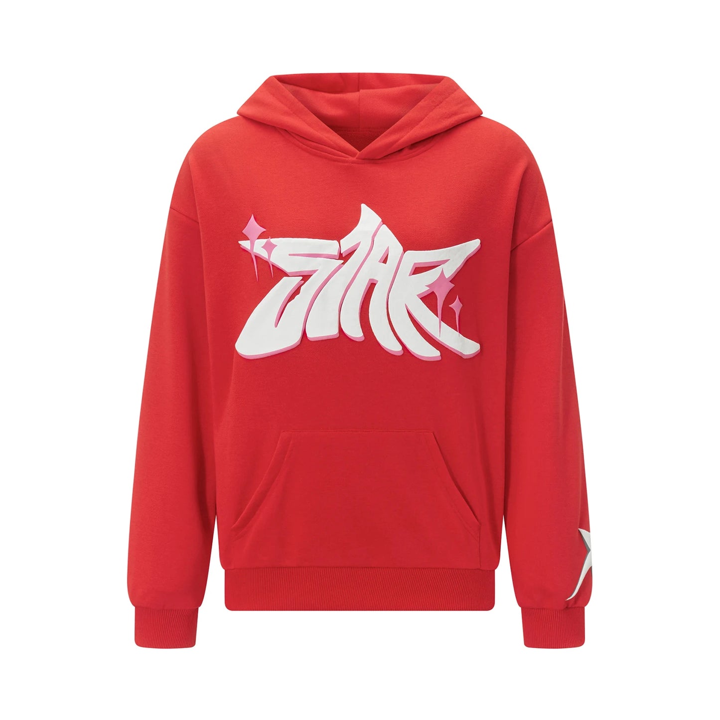 Women Vintage Sweatshirt Grunge Star Print Loose Fit Hooded Tops Autumn Long Sleeve Oversized Shirt