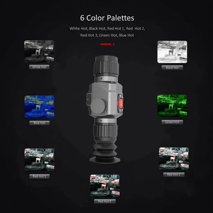 Thermal Imager Infrared Night Vision Aiming for Hunting Outdoor Adjustable Focus Infrared Thermal Camera Scope Riflescope