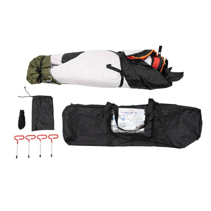 Insulated Ice Fishing Tent Portable Thermal Shelter Windproof Tent Freestanding for 1-2 People