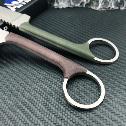 Straight Knife Nylon Handle Blade Sharp Cutting Multi-functional Camping Tool