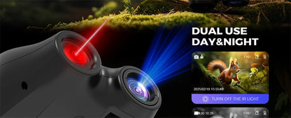 Digital Night Vision Binoculars 1080P Full HD Infrared Hunting Camera 300M 5X Optical For Total Darkness Surveillance