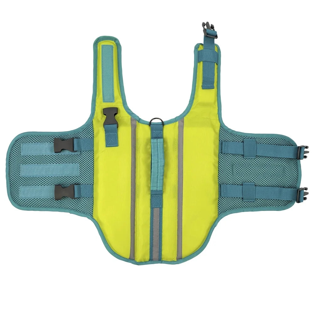 Durable Dog Life Jacket with Handle Medium Dogs